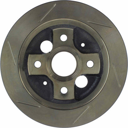 StopTech Sport Slotted Brake Rotor; Rear Left