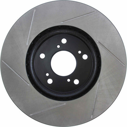 StopTech Power Slot 99-08 Acura TL (STD Caliber) / 01-03 CL / 04-10 TSX Front Left Slotted Rotor 126.40046CSL