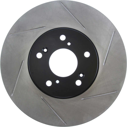 StopTech Power Slot 99-08 Acura TL (STD Caliber) / 01-03 CL / 04-10 TSX Front Left Slotted Rotor 126.40046CSL