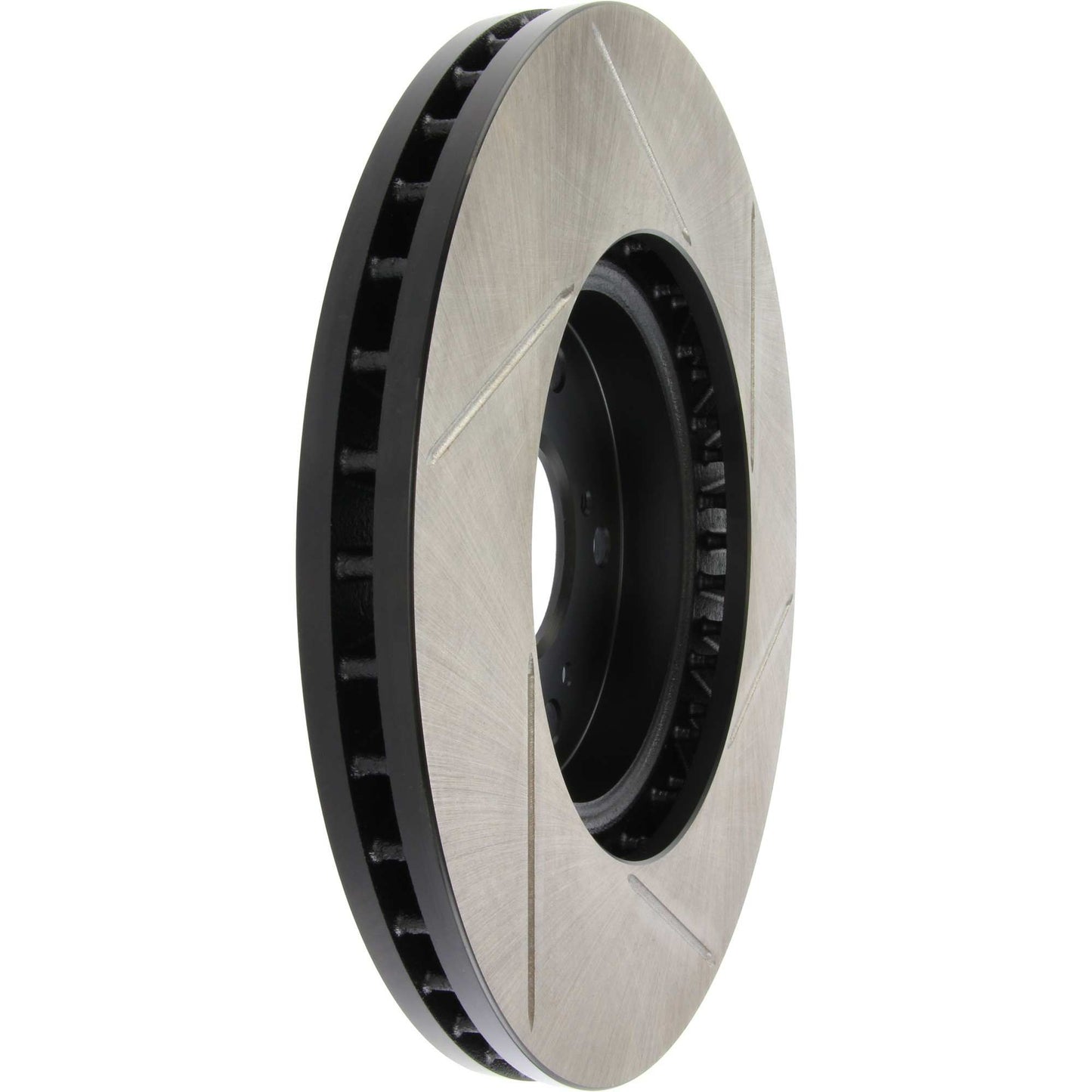 StopTech Power Slot 99-08 Acura TL (STD Caliber) / 01-03 CL / 04-10 TSX Front Right Slotted Rotor 126.40046CSR