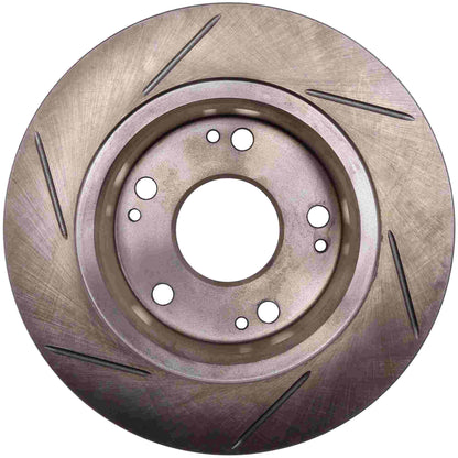 StopTech Sport Slotted Brake Rotor; Rear Left