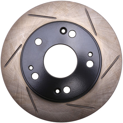 StopTech Sport Slotted Brake Rotor; Rear Left