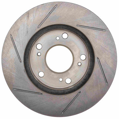 StopTech Power Slot 02-06 Acura RSX / 04-11 Honda Civic Front Left Slotted Cryo Rotor 126.40056CSL
