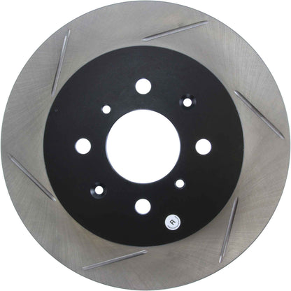 StopTech 02-03 Honda Civic Si Hatchback Slotted Right Rear Rotor 126.40060SR