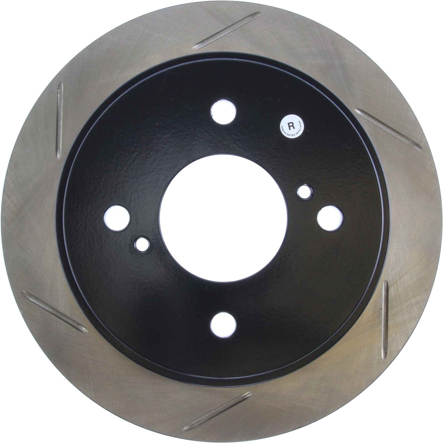 StopTech Sport Slotted Brake Rotor; Rear Left