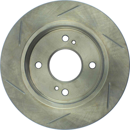 StopTech Sport Slotted Brake Rotor; Rear Left