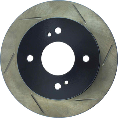 StopTech Sport Slotted Brake Rotor; Rear Left