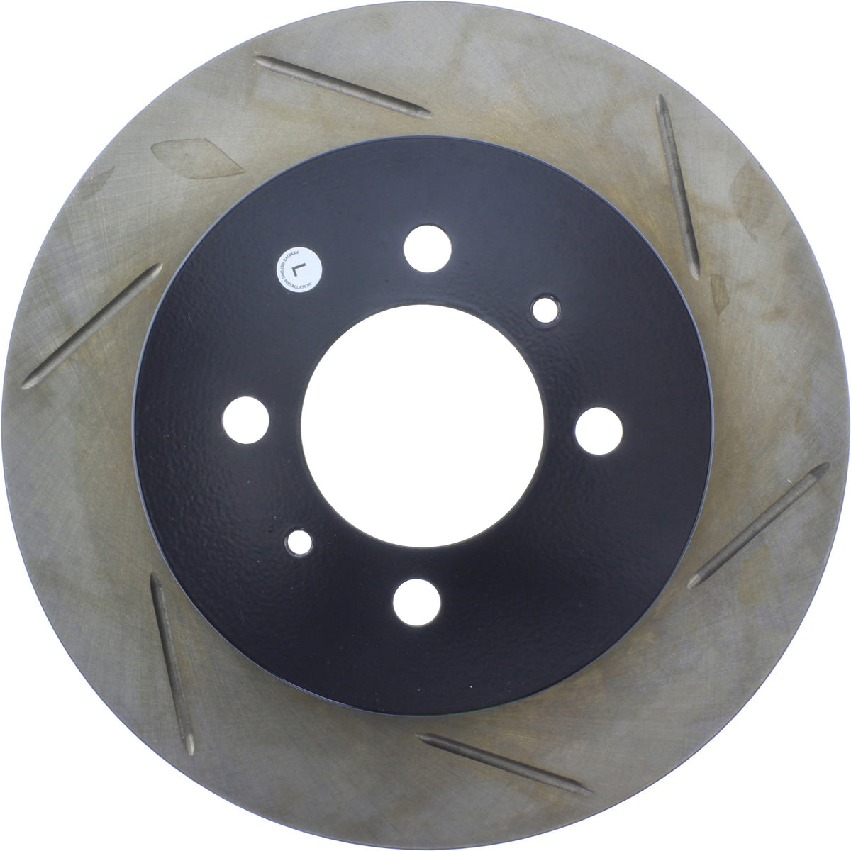 StopTech Sport Slotted Brake Rotor; Rear Left