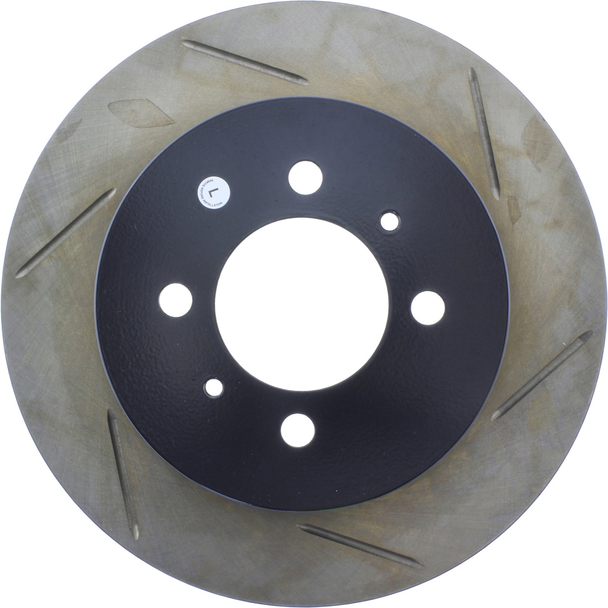 StopTech Sport Slotted Brake Rotor; Rear Left