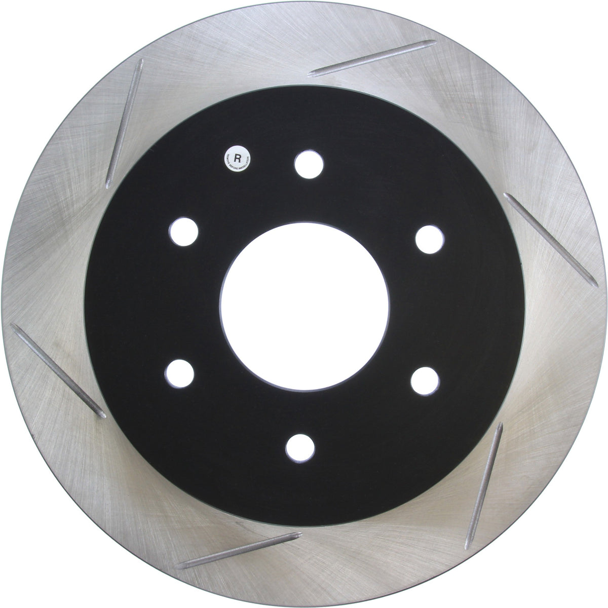 StopTech Sport Slotted Brake Rotor; Rear Left
