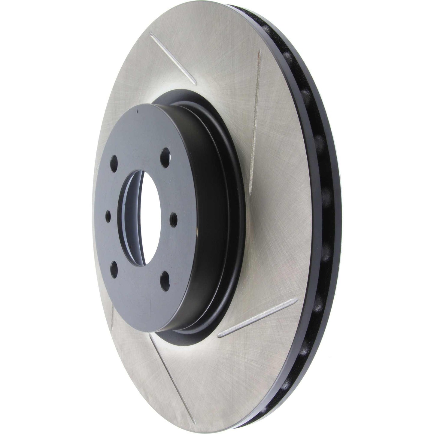 StopTech Power Slot 03-06 Sentra Spec V w/ Brembo SportStop Slotted Front Left Rotor 126.42083SL