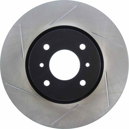 StopTech Power Slot 03-06 Sentra Spec V w/ Brembo SportStop Slotted Front Right Rotor 126.42083SR