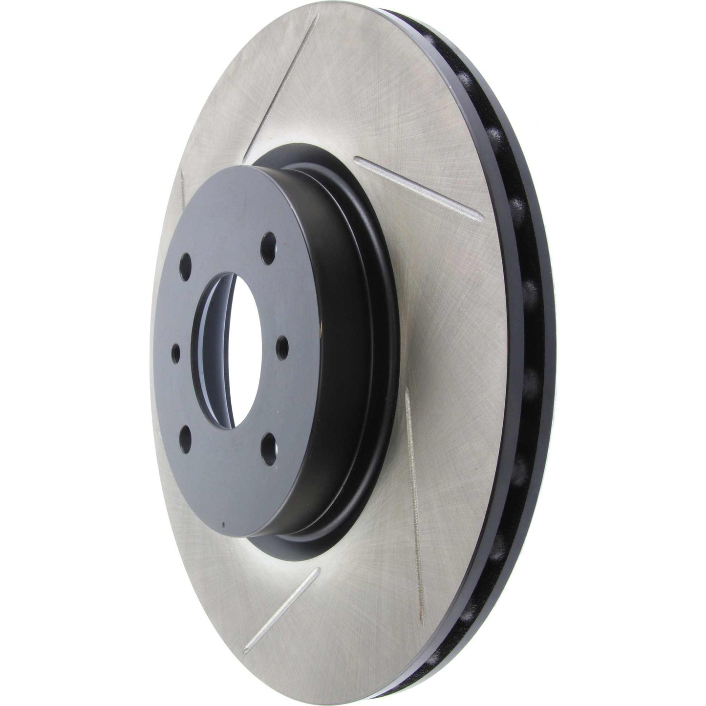 StopTech Power Slot 03-06 Sentra Spec V w/ Brembo SportStop Slotted Front Right Rotor 126.42083SR