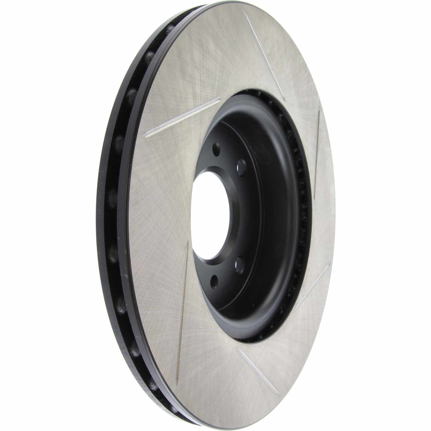 StopTech Power Slot 03-06 Sentra Spec V w/ Brembo SportStop Slotted Front Right Rotor 126.42083SR