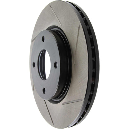 Stop Tech 07-12 Nissan Sentra Slotted Left Front CRYO Rotor 126.42091CSL