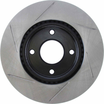 StopTech Power Slot 07-09 Nissan Sentra 2.0L/Versa / 10 Cube SportStop Front Slotted Left Rotor 126.42091SL