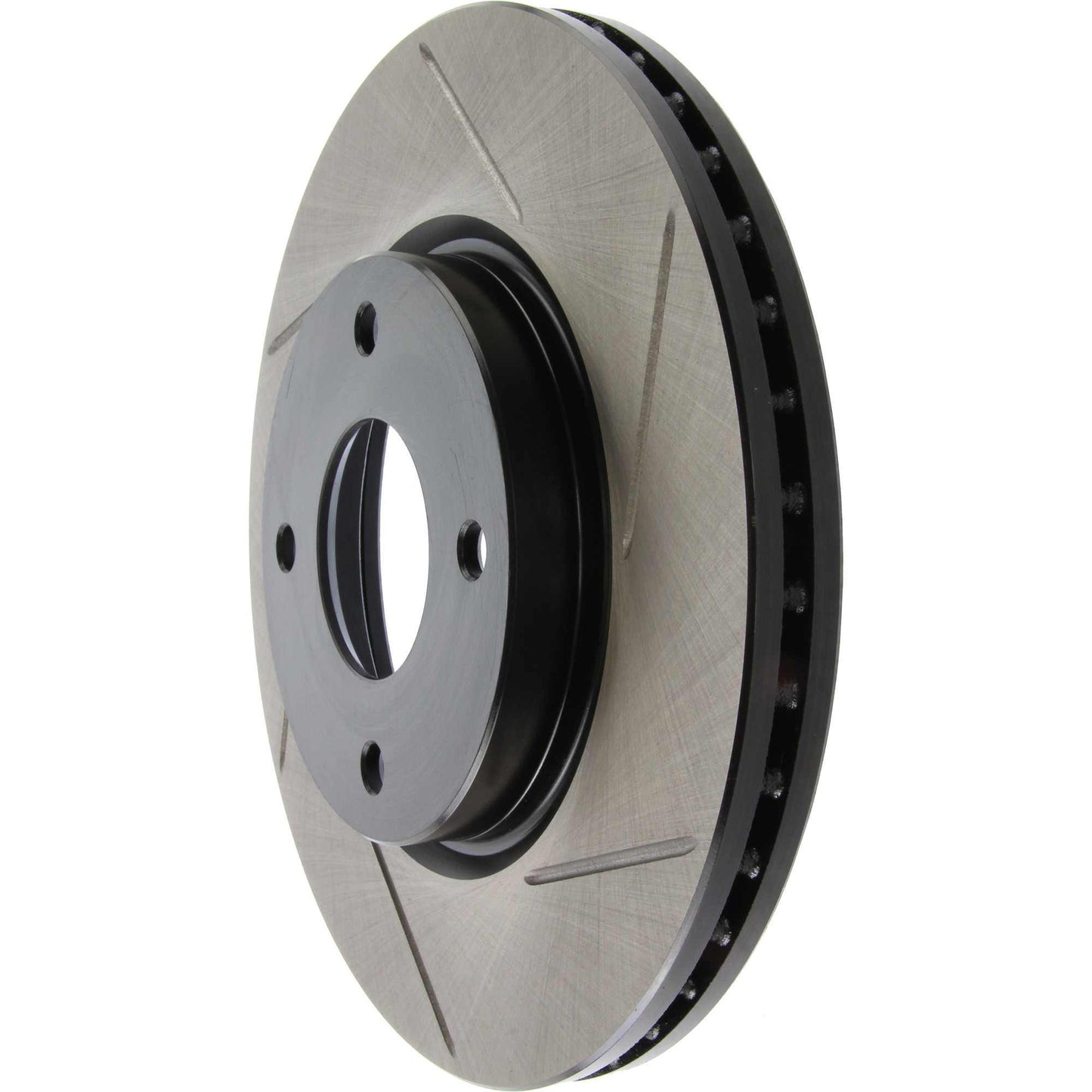 StopTech Power Slot 07-09 Nissan Sentra 2.0L/Versa / 10 Cube SportStop Front Slotted Left Rotor 126.42091SL