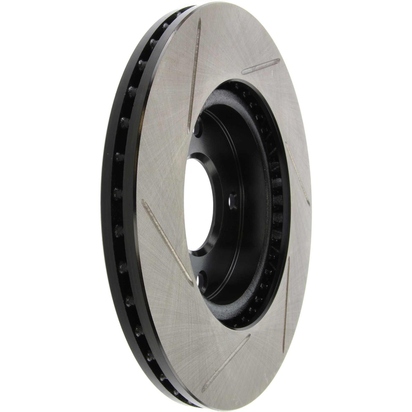 StopTech Power Slot 07-09 Nissan Sentra 2.0L/Versa / 10 Cube SportStop Front Slotted Left Rotor 126.42091SL