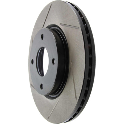 StopTech Power Slot 07-09 Nissan Sentra 2.0L/Versa / 10 Cube SportStop Front Slotted Right Rotor 126.42091SR