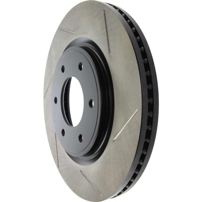 StopTech Power Slot 08-09 Infiniti QX4/QX56 / 07-09 Nissan Armada Left Front Slotted Cryo Rotor 126.42099CSL