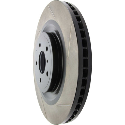 StopTech Power Slot 09 Nissan 370z / 08-09 Infiniti G37 Slotted Front Left CRYO Rotor 126.42100CSL