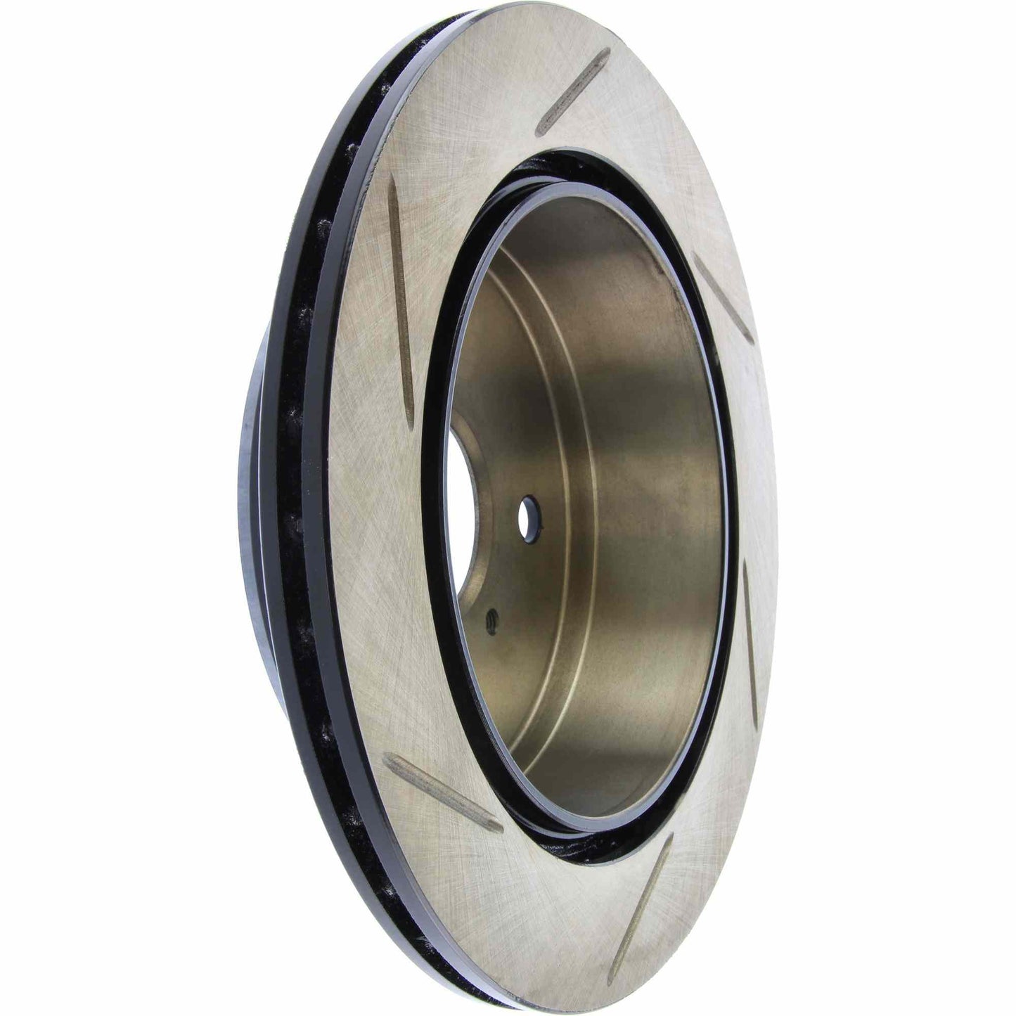 StopTech Sport Slotted Brake Rotor; Rear Left