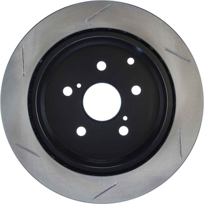 StopTech Sport Slotted Brake Rotor; Rear Left