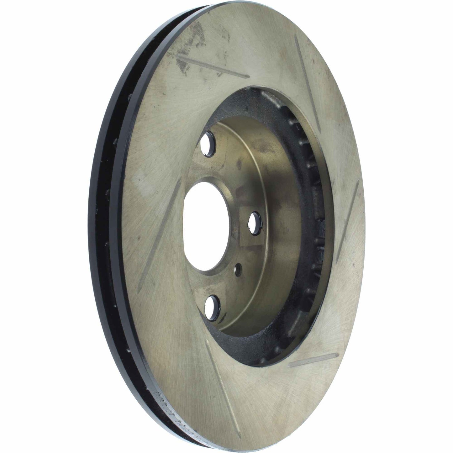 StopTech Power Slot 6/86-12/89 Toyota MR2 / 8/89-91 Corolla GTS Front Right SportStop Slotted Roto 126.44047SR