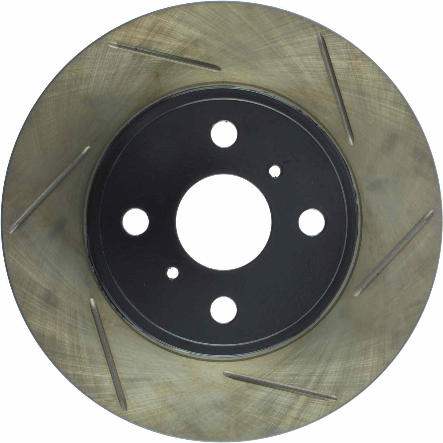 StopTech Power Slot 87-89 Toyota MR2/MR2 Spyder (Exc. Turbo) Rear Left Cryo Slotted Rotor 126.44055CSL