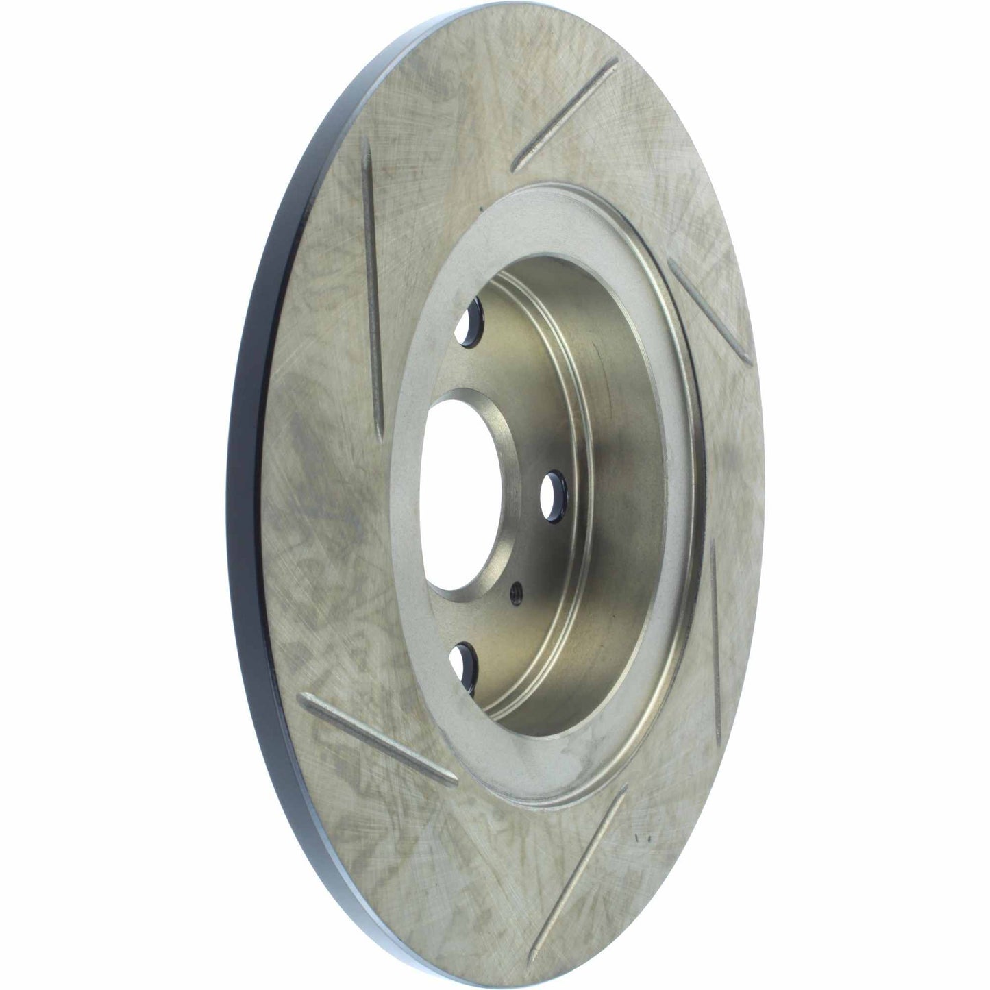 StopTech Power Slot 87-89 Toyota MR2/MR2 Spyder (Exc. Turbo) Rear Left Cryo Slotted Rotor 126.44055CSL