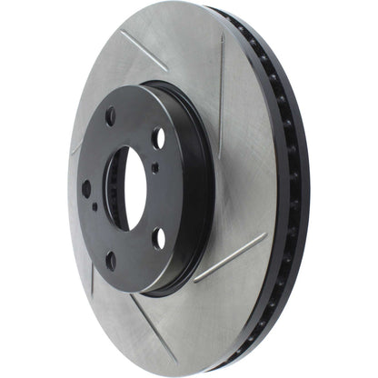 StopTech Power Slot 92-01 Toyota Camry 6cyl / 97-01 Lexus E Series Front Left SportStop Slotted Rot 126.44079SL