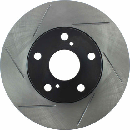 StopTech Power Slot 92-01 Toyota Camry 6cyl / 97-01 Lexus E Series Front Right SportStop Slotted Ro 126.44079SR