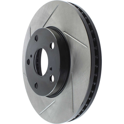 StopTech Power Slot 92-01 Toyota Camry 6cyl / 97-01 Lexus E Series Front Right SportStop Slotted Ro 126.44079SR