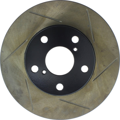Stoptech 92-98 Lexus SC 300 Sport Left Front Slotted Cryo Rotor 126.44081CSL