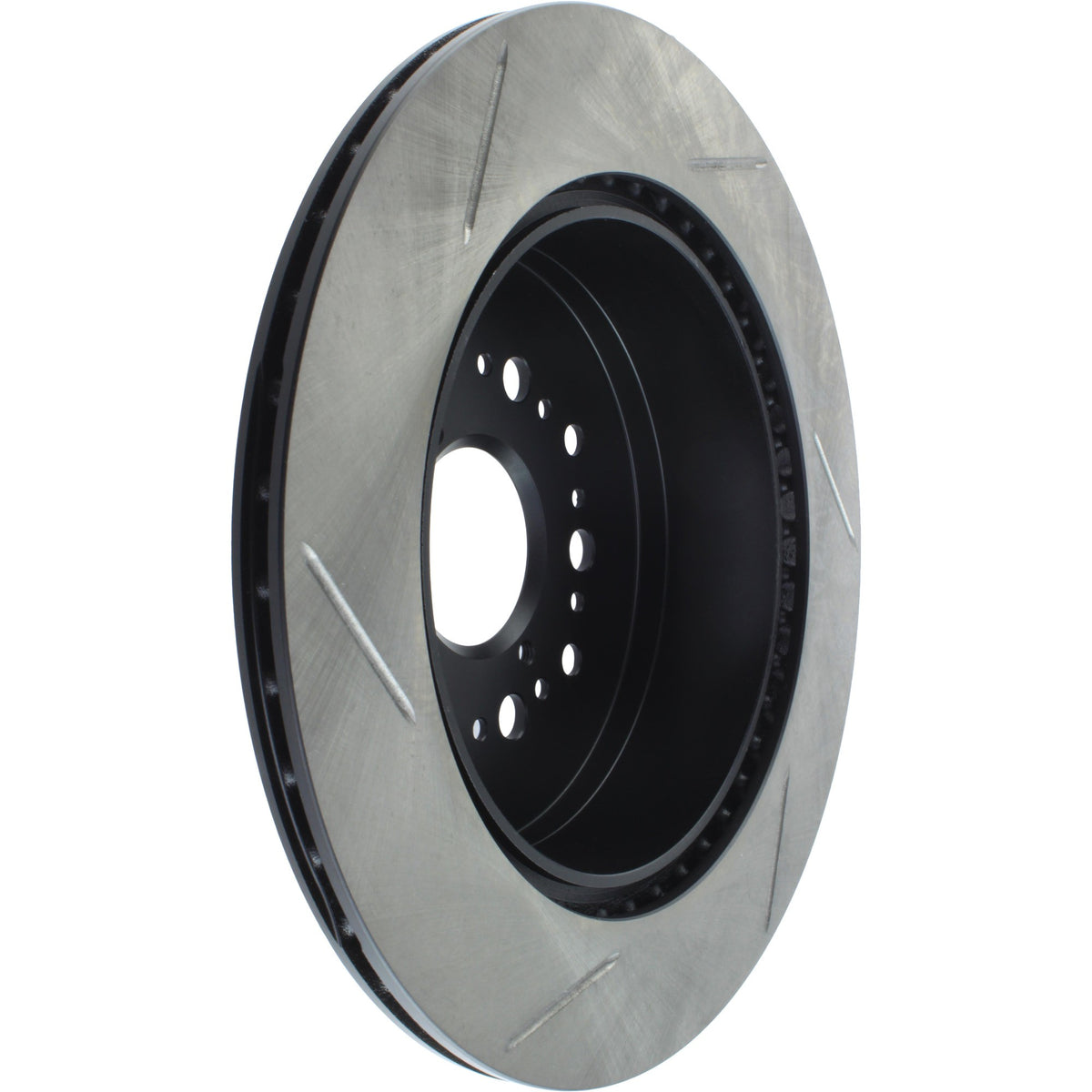 StopTech Sport Slotted Brake Rotor; Rear Left