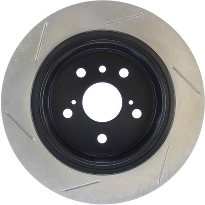 StopTech Sport Slotted Brake Rotor; Rear Left