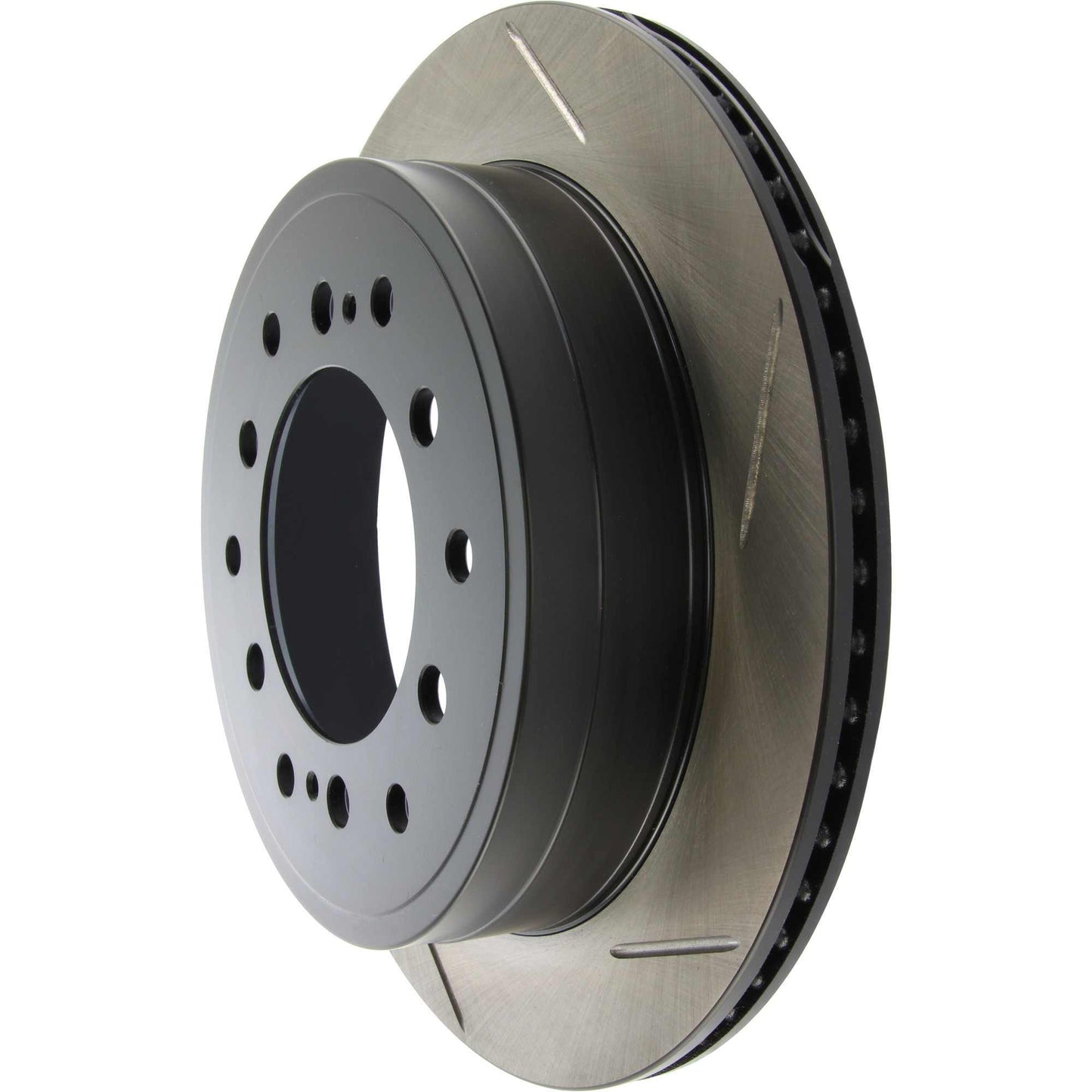 StopTech Power Slot 01-07 Toyota Sequoia/03-09 4 Runner / 03-09 Lexus GX470 Slotted Left Rear Rotor 126.44128SL