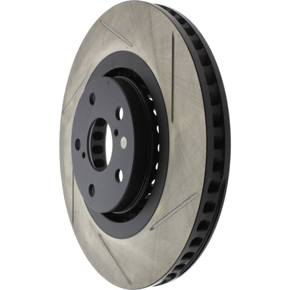StopTech Sport Slotted Brake Rotor; Front Left