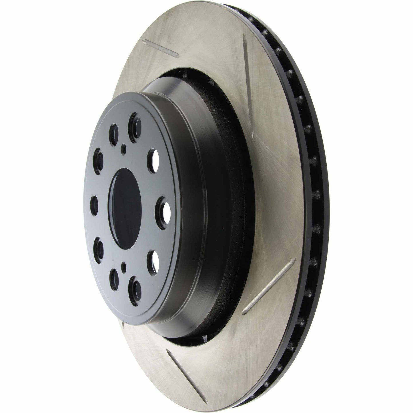 StopTech Sport Slotted Brake Rotor; Rear Left