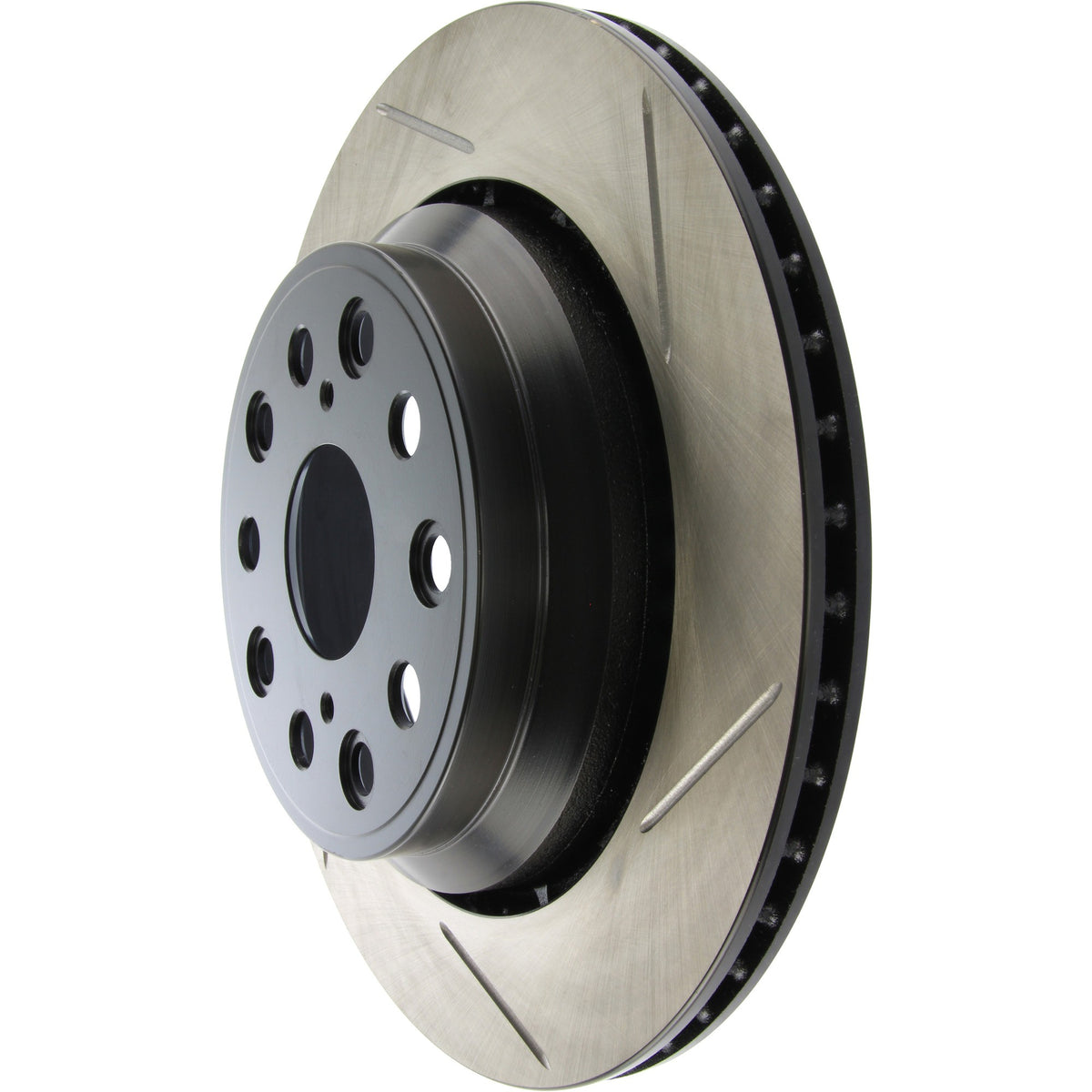 StopTech Sport Slotted Brake Rotor; Rear Left