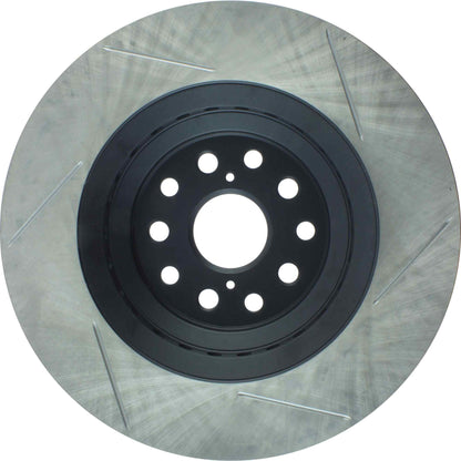 StopTech Sport Slot 07-09 Lexus LS460 / 09-12 Lexus LS Front Right Slotted Cyro Rotor 126.44151CSR