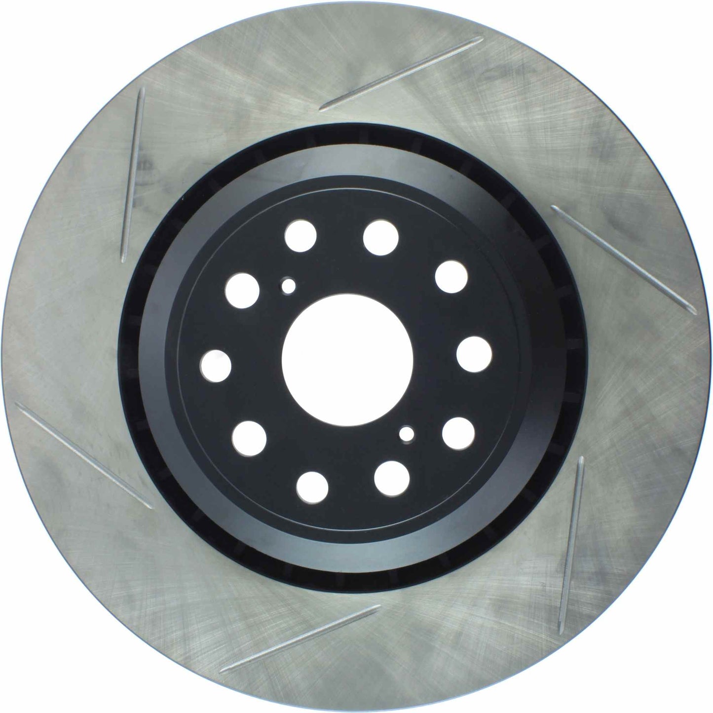StopTech Sport Slot 07-09 Lexus LS460 / 09-12 Lexus LS Front Right Slotted Cyro Rotor 126.44151CSR