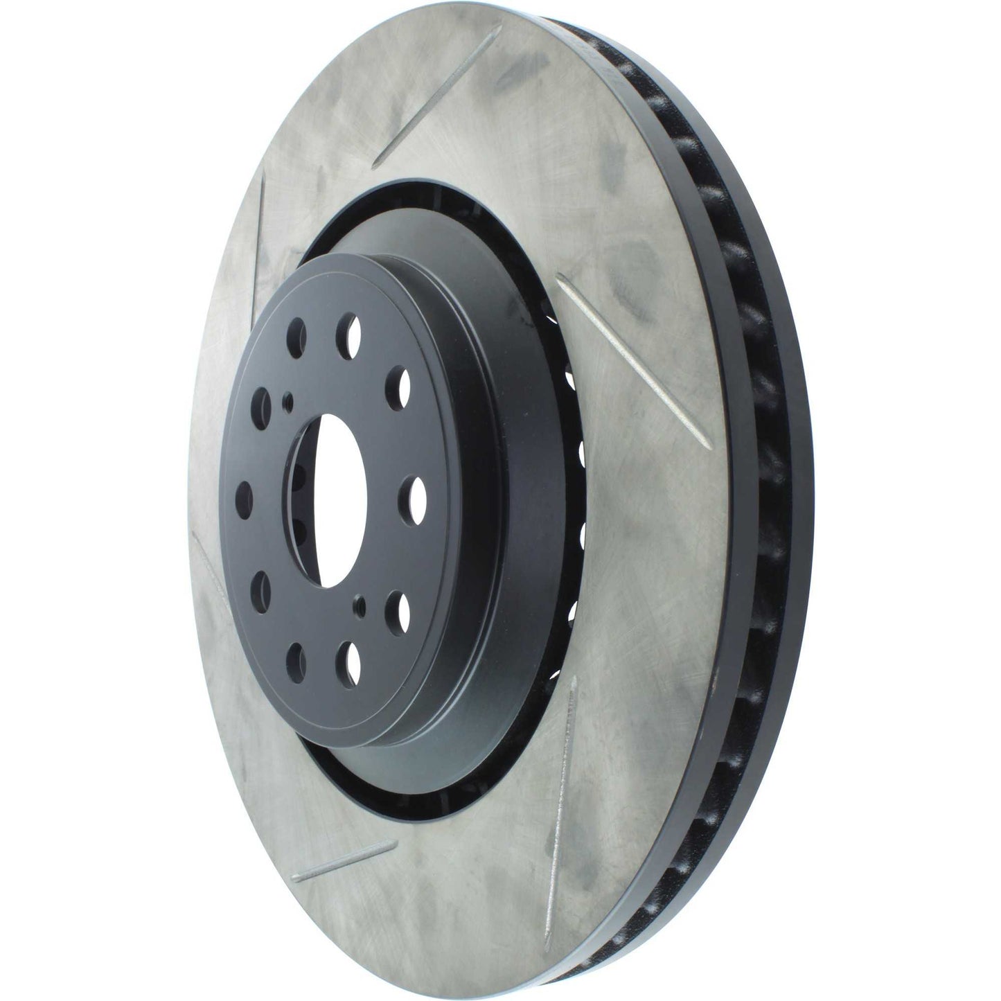 StopTech Sport Slot 07-09 Lexus LS460 / 09-12 Lexus LS Front Right Slotted Cyro Rotor 126.44151CSR