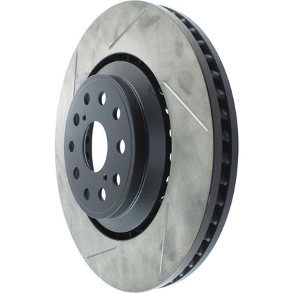 StopTech Sport Slot 07-09 Lexus LS460 / 09-12 Lexus LS Front Right Slotted Cyro Rotor 126.44151CSR