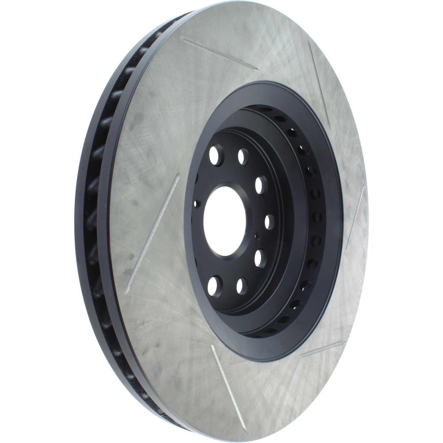 StopTech Sport Slot 07-09 Lexus LS460 / 09-12 Lexus LS Front Right Slotted Cyro Rotor 126.44151CSR
