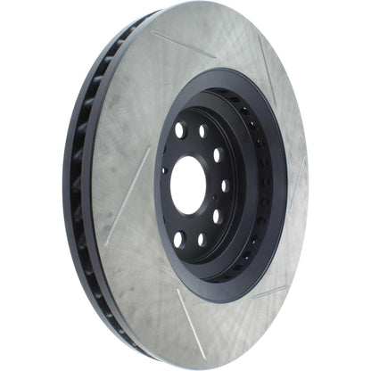 StopTech Sport Slot 07-09 Lexus LS460 / 09-12 Lexus LS Front Right Slotted Cyro Rotor 126.44151CSR