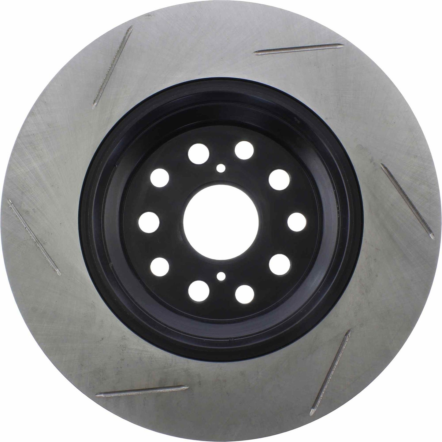 StopTech Sport Slot 07-09 Lexus LS460 / 09-12 Lexus LS Rear Left Slotted Cyro Rotor 126.44152CSL
