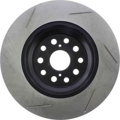 StopTech Sport Slot 07-09 Lexus LS460 / 09-12 Lexus LS Rear Left Slotted Cyro Rotor 126.44152CSL
