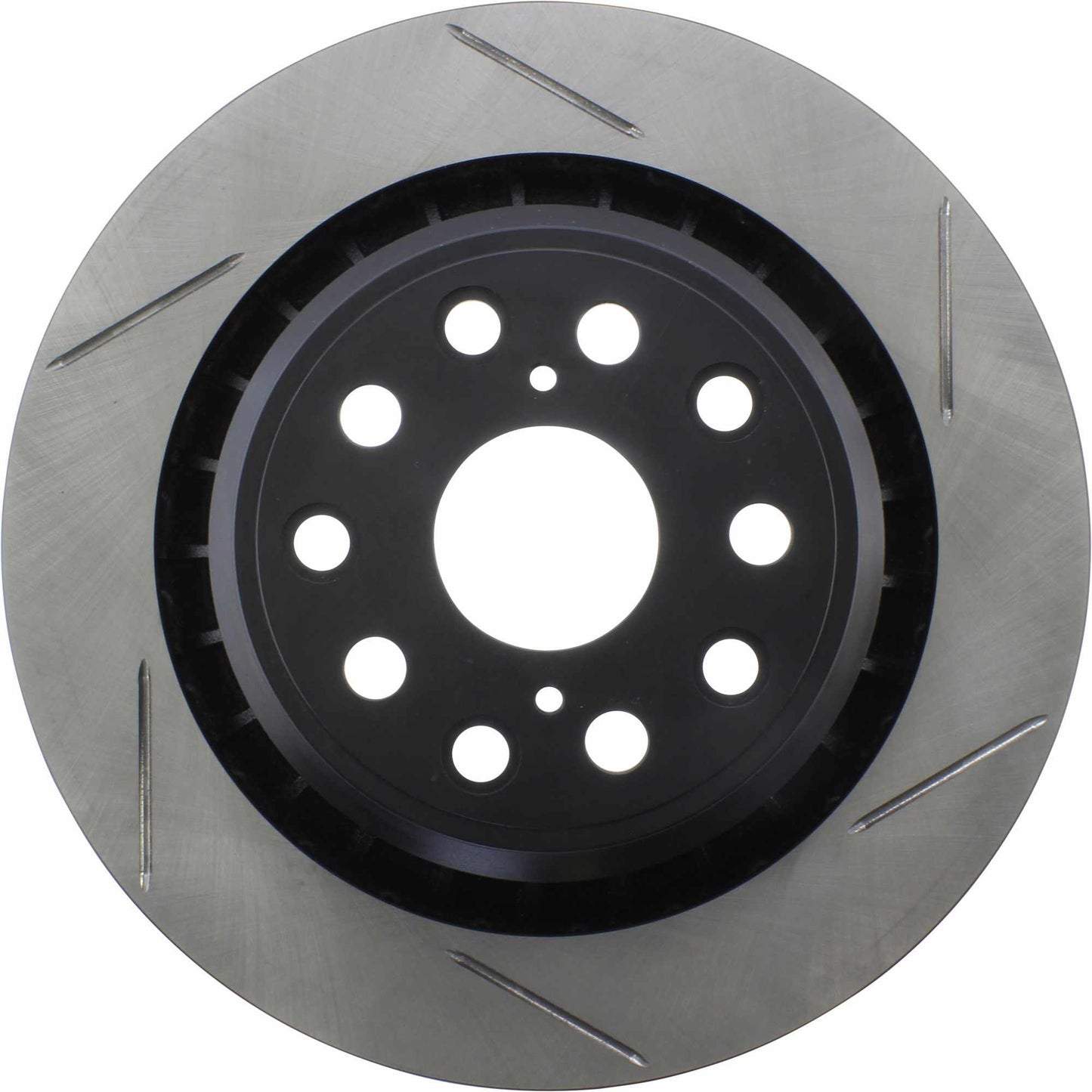 StopTech Sport Slot 07-09 Lexus LS460 / 09-12 Lexus LS Rear Left Slotted Cyro Rotor 126.44152CSL