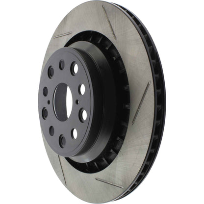 StopTech Sport Slot 07-09 Lexus LS460 / 09-12 Lexus LS Rear Left Slotted Cyro Rotor 126.44152CSL